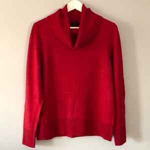 NWT TALBOTS MERINO WOOL COWL NK SWEATER (SIZE: M)
